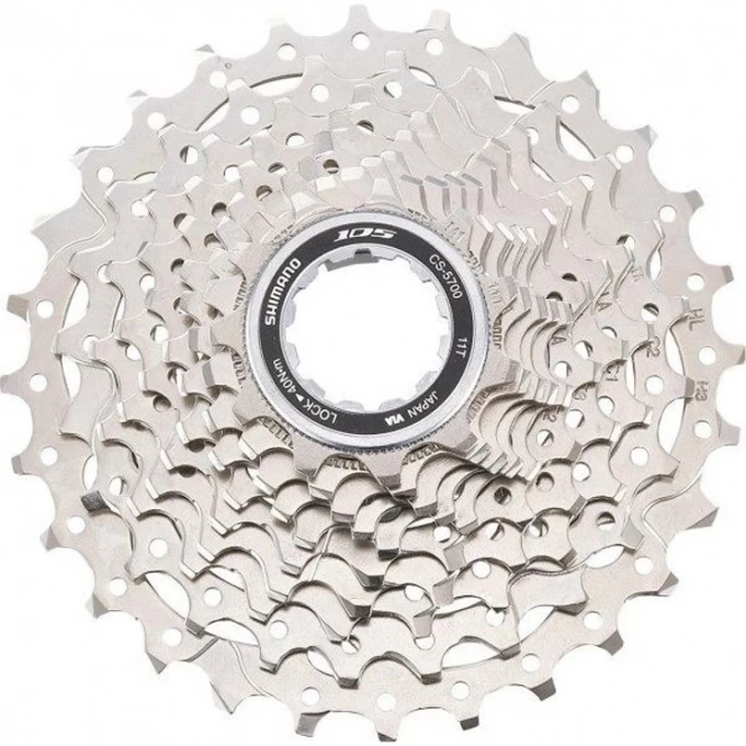 Кассета SHIMANO 105, 5700, 10 скоростей, 11-28 ICS570010128 Кассета SHIMANO 105, 5700, 10 скоростей, 11-28 ICS570010128